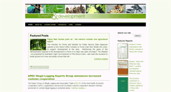 Desktop Screenshot of forestryanddevelopment.com
